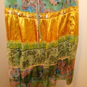 Unique gypsy hippy skirt
